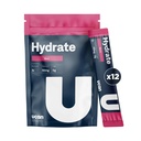 UCAN Hydrate Drink Mix (Berry, 12 Stickpacks) Sugar-free, Keto-prijateljski, Vegan, Ne-GMO, Gluten-free Elektrolitni prašek s kalijem in magnezijem za runnerje in športnike