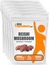 BulkSupplements.com Reishi Gobe Extract Powder - Reishi Gobe Powder, dodatek za splošno dobro počutje - Gluten Free, 1g na serviranje, 1kg (Pack of 5) (11 lbs)