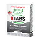 Zeliščno čiščenje - QTabs Detox, prenosni in diskreten, 10 tablet