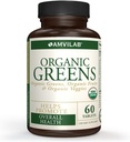 Ekološka zelena, sadje in zelenjavo Najboljši dodatek za povečanje energije, Detox, izboljšanje zdravja. USDA Organic, Gluten Free, Vegan, Non-GMO, No 1 Vir Essential Nutrient-Rich Super-Food 60 Count
