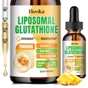 Liposomski glutation dopolnilo 2000mg, Tekoči glutation kapljice z vitaminom C, Master Antioksidanti za imunski sistem, Staranje obrambo, zdravje kože, jetrno razstrupljanje -super Absorpcija, Ananas 2 Fl Oz