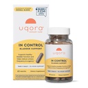 Uqora in Control Bladder Support - Daily Bladder Care & Support for urinary Comfort - Izdelano z botaniko, kot sta Horsetail & Spicebush - Gluten-free & Vegetarian - 60 kapsul