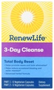 Obnovitev Life Adult Clease Total Body Reset, Advanced Herbal Formula - 2-delni, 3-dnevni program - Gluten, Dairy & Soy Free - 12 vegetarijanskih kapsul