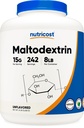 Nutricost Maltodekstrin prašek 8LBS - brez glutena, brez GSO