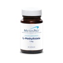 MetilPro L-metilfolat 1 mg - L metil Folat, metilfolat dodatek za ženske in moške, metilirani vitamin B9 (5-MTHF) za zdravje možganov, fokus in mirno - 90 kapsul (paket po 1)