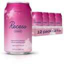 Recess Mood Magnezij & Adaptogen Drink, Sprostitev Pivo, 12 unča (Črna češnja, 12 pakiranje)
