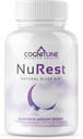 CogniTune Natural Sleep Supplement - nenavadne tablete za spanje, neumiljive zeliščne raztopine za spanje Formula w/Melatonin, Valerian Root, Lemon Balm, Kamilica, GABA, L-Theanin, Magnezij, Aminokisline