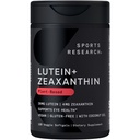 Sports Research® Lutein in Zeaksantin Kapsule - Podpora za zdravje oči Izdelano z Lute-Gen® in organskim kokosovim oljem - Vegansko prijazno in ne-GMO preverjeno - 120 Veggie Softgels