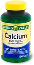 Kalcij v spomladanski dolini 600 mg, prehranska dopolnila tablet, zdravje kosti, 100 število +