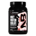NutraBio 100% sirotkin izolat Protein Powder, 25g Beljakovine s popolnim profilom aminokislin, brez GMO, soje in glutena, brez ogljikovih hidratov, nizko kaloričnih sirotkinih beljakovin v prahu, jagodni sladoled, 2 Lbs