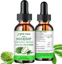 Soursop Bitters Tekoči, Organic Pure Soursop Leave in Fruit Extract w. Multivitaminske kapljice Naravni živi Bitters P. Soursop olje Užitno za imuno in energijo, antioksidant, Colon Jetra Detox, Gut Health