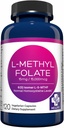 MD Life L-metilfolat 15 mg dodatek - Profesionalno-stopnja Active L Metilfolat dodatek - 120 Kapsule - L-metilfolat 15mg - Največja jakost MTHFR W/ Esencialne aminokisline