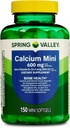 Kalcij dodatek z vitaminom D3-600mg Kalcij za zdravje kosti, 150 Mini softgels, Essential Calcium in Vitamin D3 Podpora