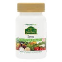 NaturesPlus Vir življenja Vrt Certified Organic Family Iron 18 mg Cap - 30 Veganske kapsule - rastlinsko-bazen železov dodatek - Podpira zdravo kri - vegetarijansko, Gluten-free - 30 Služabniki