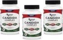 Zenesis Labs Candida Complex Cleanse Detox Caprylic Acid dodatek, Origano Extract, probiotiki, encimi - razsute 180 Kapsule, 90 dni dobave (60 kapsul/steklenica)