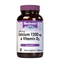 Bluebonnet Nutrition Kalcij brez mleka 1.200 mg Plus Vitamin D3 400 i.e. - Visoka jakost, največja absorpcija Močne zdrave kosti in imunskega zdravja dodatek, Gluten-free, Dairy-free, 120 Softgels