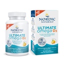 Nordic Naturals Ultimate Omega-D3, limonina aroma - 90 mehki geli - 1280 mg Omega-3 + 1000 i.e. vitamin D3 - EPA & DHA - spodbuja zdravje možganov, srca in imunskega sistema - 45