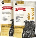 Manjkajoča povezava kože in plašč + probiotiki dodatek 1lb vrečka 2/Pack - Močna superživila v prahu za pse podpira zdravo kožo in glossy plašč, spodbuja rast las