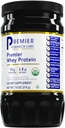Premier Research Labs Whey Protein - Nearomated Premier Whey Protein Powder, Organic Whey Protein Concentrat, Keto Prijazno, Ready meša s pijačami, nizko toplotno filtrirana - 7.4 Oz