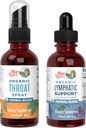 MaryRuth Organics Throat Spray (nearomatizirana) in Lymphatic Cleanse kapljice 