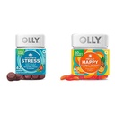 OLY Zbogom stres in zdravo Happy Gummy Starter paket paket, ohraniti miren, podpora razpoloženja, 42 in 60 grof