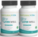 Jetra Well (2) Očistite, metabolična podpora Dtox - Jetrni dodatek za zdravje Liverwell z mlekom Thistle ekstrakt