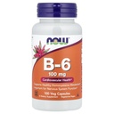 Now Foods B-6 100 mg 100 kapsul
