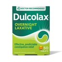 Dulcolax Stimulant Laxative tablete, Predvidljivo in učinkovito zaprtje Relief, Olajša usposabljanje in napenjanje, Bisacodil 5 mg, 50 Število