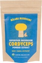 Cordyceps Extract Powder by Malama, Organski sadni Body Cordyceps Gobe Powder, Superfood Adaptogene, Podpira energijo, vzdržljivost in razpoloženje, 100 Serving
