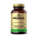 Solgar Chlorella - 100 zelenjavnih kapsul - največja absorpcija - ne- GMO, Vegan, brez glutena, Košir - 100 servingov