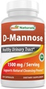 Najboljše naravne D-monoze Kapsule - Čistilo za urin Tract Dodatek 1500 mg/Serving - 120 Število