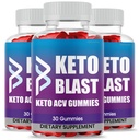 (3 paket) Keto Blast Gummies, Največja moč, Original Keto Blast Gummy, Napredna Formula, 3 Mesec dobave