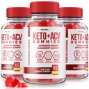 NutraRize (Pack 3 KetoKandies Keto+ACV Gumiji za hujšanje, maksimalna moč dodatek, Keto Kandies Mnenja (180 Gumies)