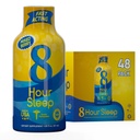 Vitaminska energija 8-Hour Shot Shot Mešana Berry 48 Pack, Melatonin, 5-HTP, GABA, Valerijan, Sivka, Podpora za pomoč v spanju, Deep Rest & Relaxation, Zero Sugar, Gluten-free, Vegan, Košir, 1,93 fl oz