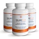 VITASEI Salmoflex Marine Kolagen Peptidi s hialuronsko kislino in vitaminom C, D, E - Salmon kolagen dopolnilo za kosti in sklepe - vitamini za lase, kožo in nohte - 60 kapsul (paket po 3)