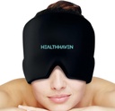 360°Migraine Glavobol Relief Cap, Hladilni Gel klobuk Ovoj glave za migreno, Tension, Stres & Hangover, vroče in hladno terapijo, Pomirjujoče Glavobol klobuk