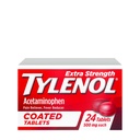 Tilenol Dodatna moč bolečina Reliever & Zvišana telesna temperatura Reduktor, okrogle obložene tablete, 500 mg Acetamofen bolečine tablete za lajšanje glavobola, zobobol in manjši Artritis bolečine, 24 ct