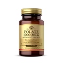 Solgar Folat 1000 mcg, 60 tablet - 1000 mcg bioaktiven metafolin - vegan, brez glutena, brez mleka, Košir - 60 postrežbe