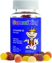 Gumijasti kralj, dodatek vitamina D, jagoda/limon/oranžna jagoda/česen/česen/grenivka, št. 60
