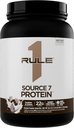 Pravilo 1 Vir 7 Protein – Decadent Flavor, Velvety gladek Tekstura, 22g Kadarkoli proteini, in 10g Seveda pojavljajo EAAs na služijo iz 7 Premium virov (1.8 funti*, Piškotki in smetana)