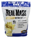 Gaspari Nutrition Real Mass: Advanced Hujšanje Gainer, Beljakovine in kompleksne ogljikove mešanice, 50g beljakovine, 16g EAA, Gluten-free, 12 funtov (Vanilla Milkshake)