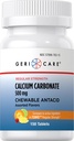Gericare Calcium Carbonate 500 mg žvečljiva antacid,150 število (paket po 1)