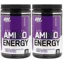 Optimum Nutrition, (2 Pack Essential Amin.O. Energy, Concord Grozd, 9.5 oz (270 g)