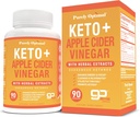 Popolnoma optimalen Keto + ACV Kapsule z BHB - Podpira energijo, čiščenje in prebavne motnje - Napredni Keto dodatek za uravnotežen življenjski slog - 90 kapsul