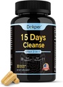Detox naravne čistilne snovi, 15 dni 2- v-1 Gut podpora, čiščenje kolonij za moške in ženske, Senna Leaf, Cascara Sagrada, Psyllium Seed Husk Powder, Aloe Vera Extract, 30 kapsul