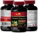Kalcij Magnezij cink z vitaminom d3 - kalcij Magnezij kompleks z vitaminom D in boron - mišice popravila dodatek za moške, Imunska podpora Vitamini za odrasle, rast mišic - 1 steklenica 60 kapice