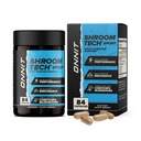 ONNIT Shroom Tech Sport Dnevna vadbena podpora Kapsule, Pre vadbeni dodatek z gobami Cordyceps, Prehranska dopolnila brez kofeina za dnevno energetsko podporo, 84 Štetje