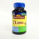 Narava narejena D3 2000 IU, 260 Softgels