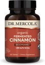 Dr. Mercola Biodinamični organski fermentirani cimet - podpira metabolično zdravje - visokoflavonoidni izvleček cimet - USDA Organic, Non-GMO, Gluten-free & Soy-free - 90 tablet