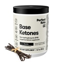 Perfect Keto Exogenes Ketones Powder, BHB Soli Dopolnilo za ketozo in napenjanje, Plus Elektroliti za hidracijo, Kofein brez energije, Keto diet, Focus & Workout Podpora, Vanilla, 6.7 oz